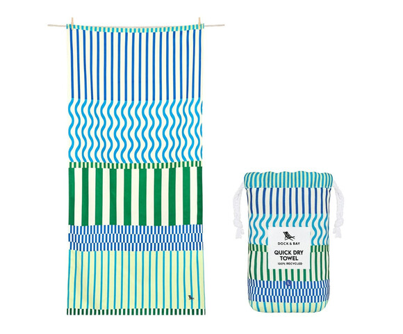 Dock & Bay: Πετσέτα θαλάσσης Quickdry Cabana - Blueberry Spritz Microfiber (Μικροϊνες)  X-Large  200x90cm