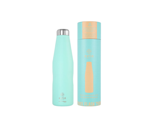 Estia Travel Flask Ανακυκλώσιμο Μπουκάλι Θερμός Ανοξείδωτο BPA Free 750ml Bermuda Green 01-16593