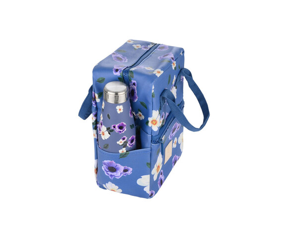 Estia Ισοθερμική Τσάντα Χειρός Save The Aegean 7 λίτρων Garden Blue Μ20 x Π14 x Υ27εκ. 01-22624