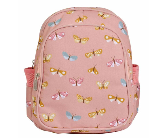 A little lovely company: Tσάντα πλάτης νηπιαγωγείου με ισοθερμική θήκη - Butterflies