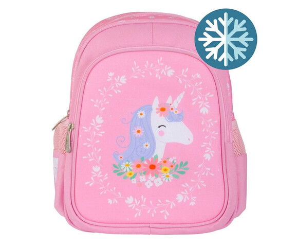A little lovely company: Tσάντα πλάτης νηπιαγωγείου με ισοθερμική θήκη - Unicorn