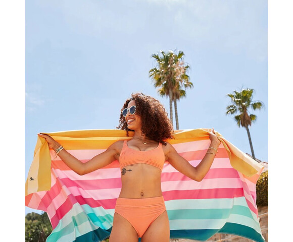 Dock & Bay: Πετσέτα θαλάσσης Quickdry - Coastal Candy Microfiber (Μικροϊνες) Large  160x90cm