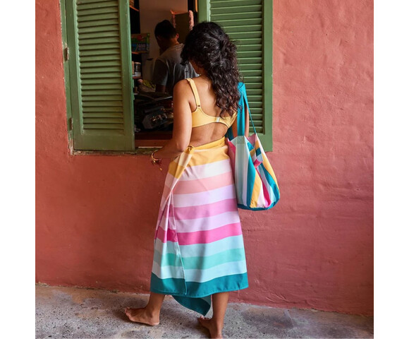 Dock & Bay: Πετσέτα θαλάσσης Quickdry - Coastal Candy Microfiber (Μικροϊνες) Large  160x90cm