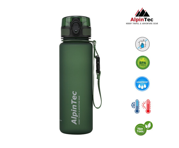 Alpintec Παγούρι Style 500ml Σκούρο Πράσινο