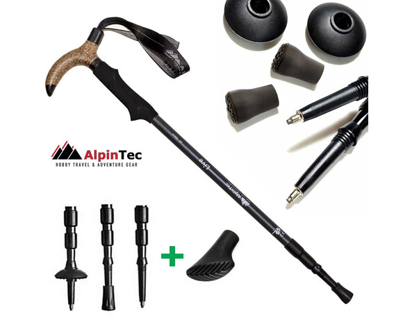 Alpitec Life Ρυθμιζόμενου Ύψους Μπατόν Ορειβασίας Αλουμινίου 1τμχ