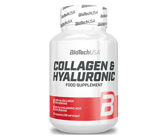 Biotech USA Collagen & Hyaluronic με Υαλουρονικό Οξύ 30 κάψουλες