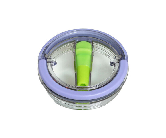 Ecolife Ανακυκλώσιμο Handled Tumbler Θερμός Ανοξείδωτο BPA Free 900ml Blue Purple με Καλαμάκι και Λαβή