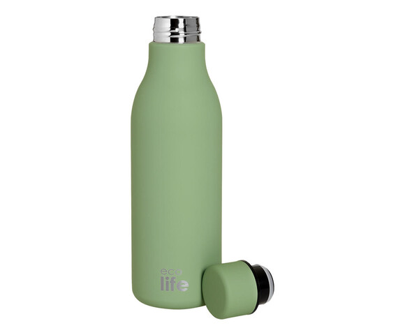 Ecolife Μπουκάλι Θερμός Ανοξείδωτο 550ml Pistachio