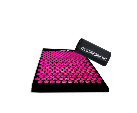 Rea Acupressure Στρώμα πιέσεων 72x43cm - Μαύρο/Ροζ