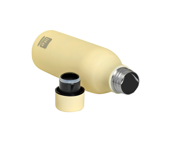 Ecolife Μπουκάλι Θερμός Ανοξείδωτο 550ml Cream