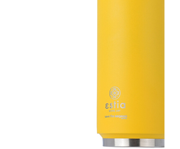 Estia Ποτήρι Θερμός Ανοξείδωτο Pinapple Yellow 500ml 01-10324