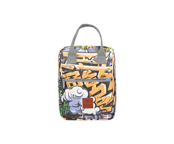 Estia Ισοθερμική Τσάντα Χειρός Save The Aegean 7 λίτρων Graffiti Rhythm Μ20 x Π14 x Υ27εκ. 01-22402