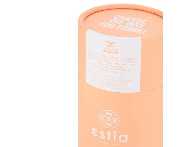 Estia Ποτήρι Θερμός Ανοξείδωτο Peach Fuzz 500ml 01-23423