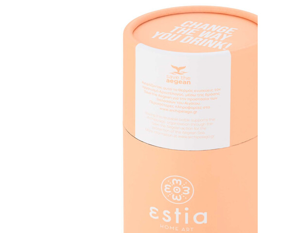 Estia Μπουκάλι Θερμός Ανοξείδωτο Peach Fuzz 500ml