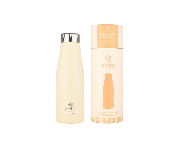 Estia Μπουκάλι Θερμός Ανοξείδωτο Lilly White 500ml - 01-23430