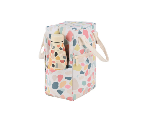 Estia Ισοθερμική Τσάντα Χειρός Save The Aegean 7 λίτρων Hue Pebbles Μ20 x Π14 x Υ27εκ. 01-32944