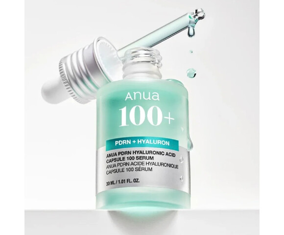 Anua Pdrn Hyaluronic Acid Capsule 100 Ενυδατικό Serum Προσώπου με Υαλουρονικό Οξύ για Λάμψη 30ml