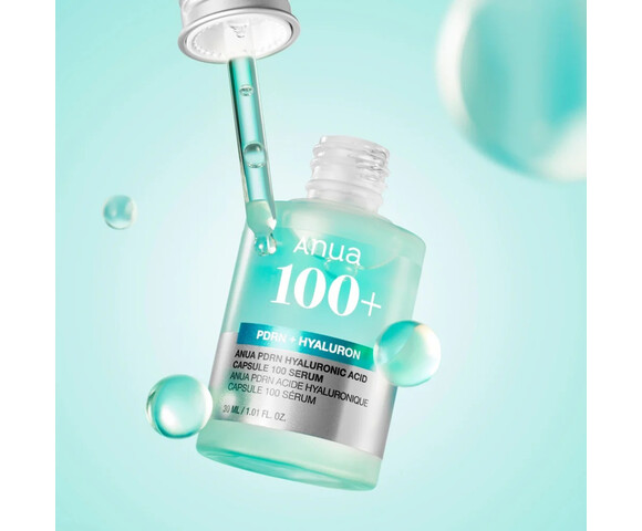 Anua Pdrn Hyaluronic Acid Capsule 100 Ενυδατικό Serum Προσώπου με Υαλουρονικό Οξύ για Λάμψη 30ml