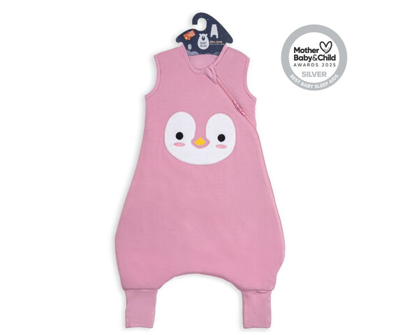 BabyBliss - BlissJump: Χειμερινός Υπνόσακος με Ποδαράκια 2.5 tog "Penguin Pink" 6-18 μηνών