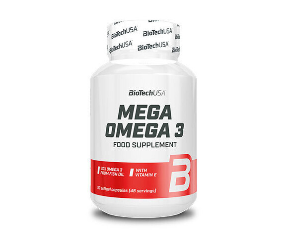 Biotech USA Mega Omega 3 Ιχθυέλαιο 1000mg 90 κάψουλες