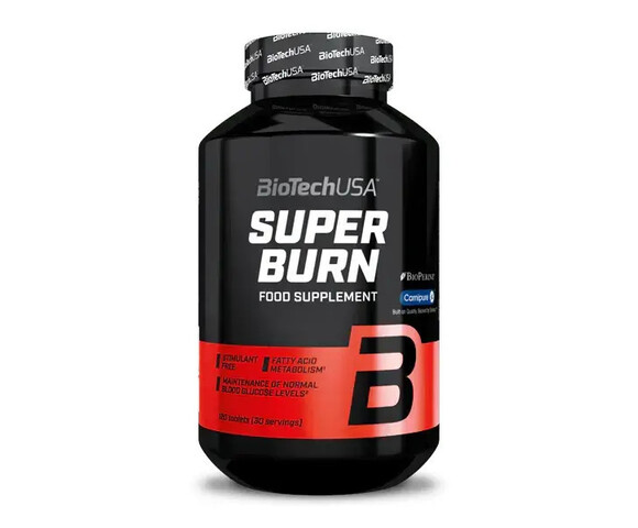 Biotech USA Super Burn με Καρνιτίνη και Γεύση Green Tea 120 ταμπλέτες
