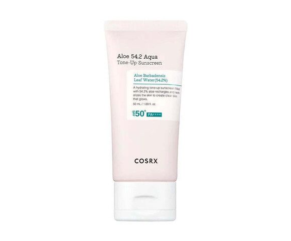 COSRX Aloe 54.2 Aqua Tone Up Αντηλιακό Προσώπου SPF50 με Χρώμα 50ml