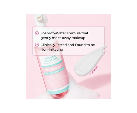 Dr.Melaxin Bubble Foaming Melting Cleanser- Αφρός καθαρισμού και ντεμακιγιάζ 150ml
