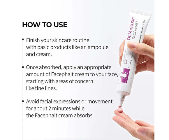 Dr.Melaxin Facephalt Tightening Cream- Αντιγηραντική κρέμα άμεσου lifting