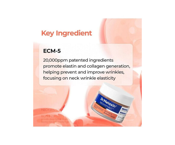 Dr.Melaxin Necksphalt ECM Ceramide Neck Cream- Κρέμα Λαιμού για Αντιγήρανση & Σύσφιξη 50ml