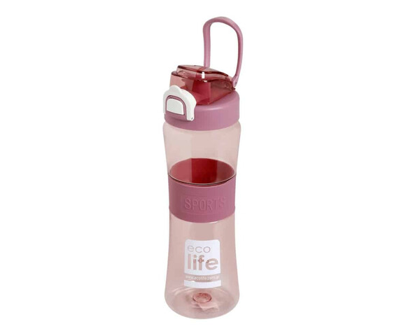 Ecolife Παγούρι Πλαστικό Ροζ 650ml
