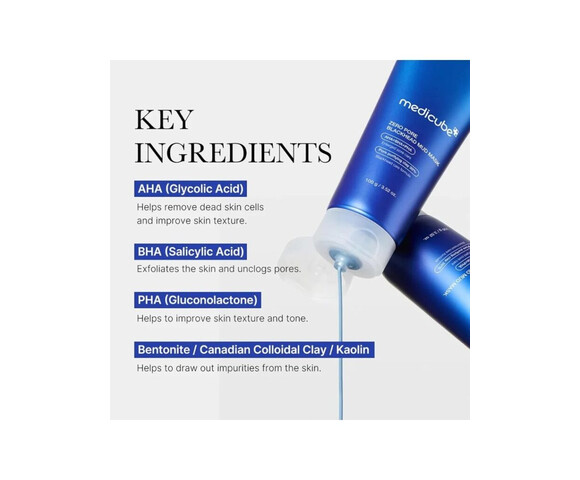 Medicube Zero Pore Blackhead Mud Mask- Μάσκα καθαρισμού και σύσφιξης πόρων με Άργιλο 100gr