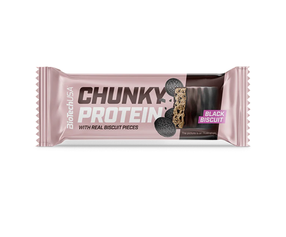 Biotech USA Chunky Protein Bar 50gr Black Biscuit