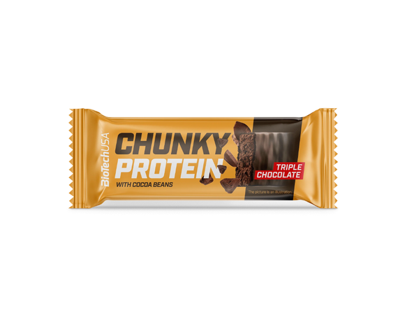 Biotech USA Chunky Protein Bar 50gr Triple Chocolate
