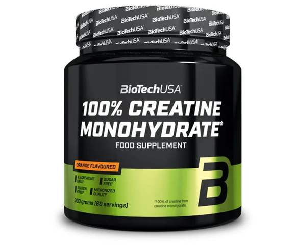 Biotech USA 100% Creatine Monohydrate Orange 300gr