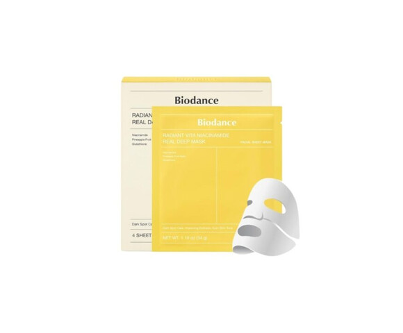 Biodance  Radiant Vita Niacinamide Real Deep Mask- Viral μάσκα λάμψης και φωτεινότητας