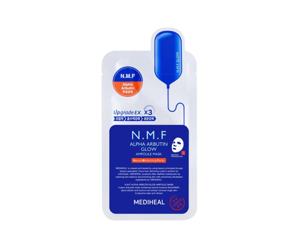 Mediheal N.M.F Alpha Arbutin Glow Ampoule Mask -Μάσκα για φωτεινό δέρμα