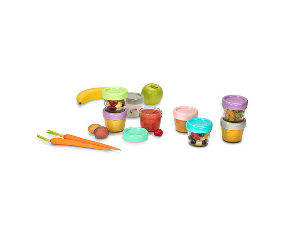 Melii – Γυάλινα δοχέια φαγητού 12τμχ. 59ml MEL16700