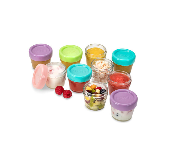 Melii – Γυάλινα δοχέια φαγητού 12τμχ. 59ml MEL16700