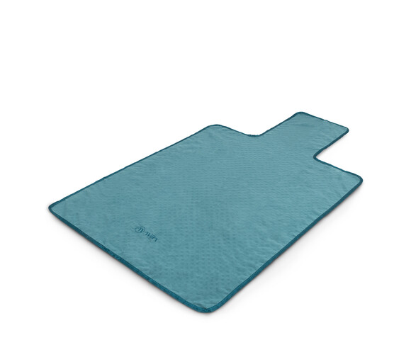 AMILA Πετσέτα Γυμναστηρίου με Μικροΐνες και Θήκη Μεταφοράς Πράσινη 96910