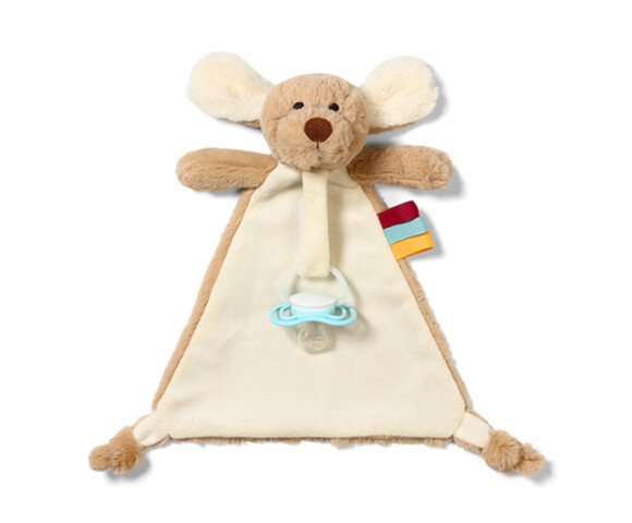 BabyOno Πανάκι Παρηγοριάς με κλιπ για την πιπίλα - Dog Willy