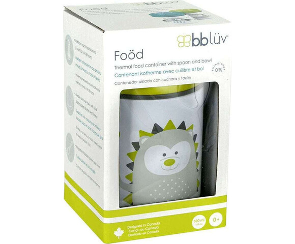 Bbluv Food – Θερμός Φαγητού με Κουτάλι Lime B0122-L