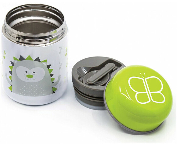 Bbluv Food – Θερμός Φαγητού με Κουτάλι Lime B0122-L