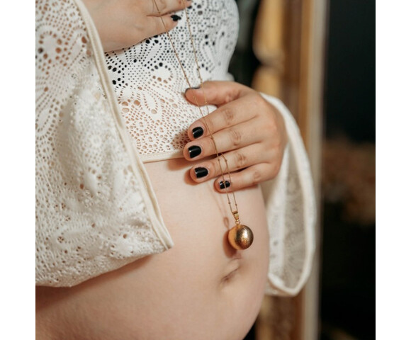 Bola μελωδικό Μενταγιόν εγκυμοσύνης-Pure Elegance Gold