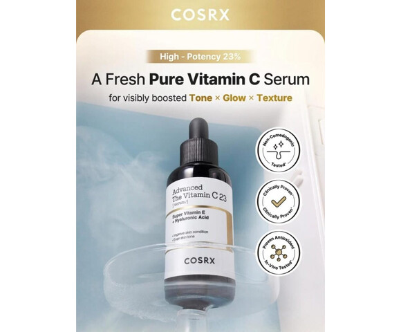 COSRX The Vitamin C 23 Serum Προσώπου με Βιταμίνη C για Πανάδες 20ml