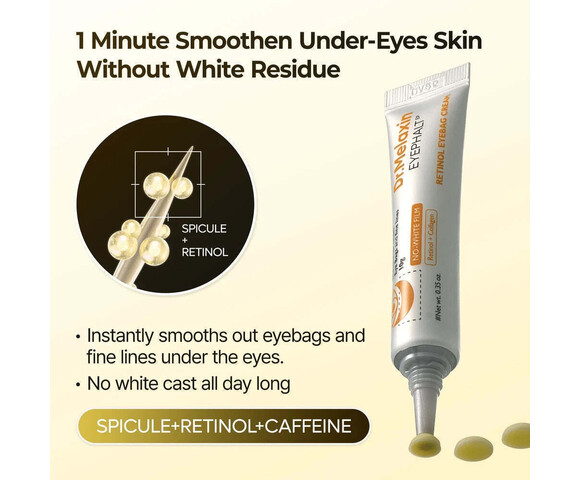 Dr. Melaxin Retinol Eyephalt Κρέμα Ματιών κατά των Μαύρων Κύκλων με Ρετινόλη 10gr