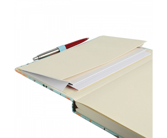 Estia Ημερήσια Ατζέντα 2026 Γαλάζια Floral 14.5x21.5εκ.