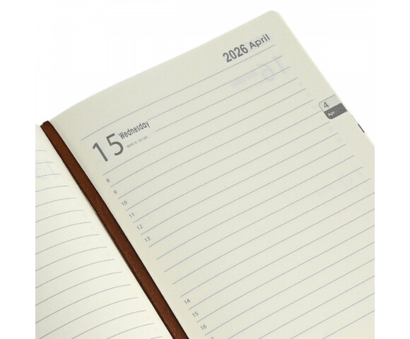 Estia Ημερήσια Ατζέντα 2026 Καρδιές 14.5x21.5εκ.