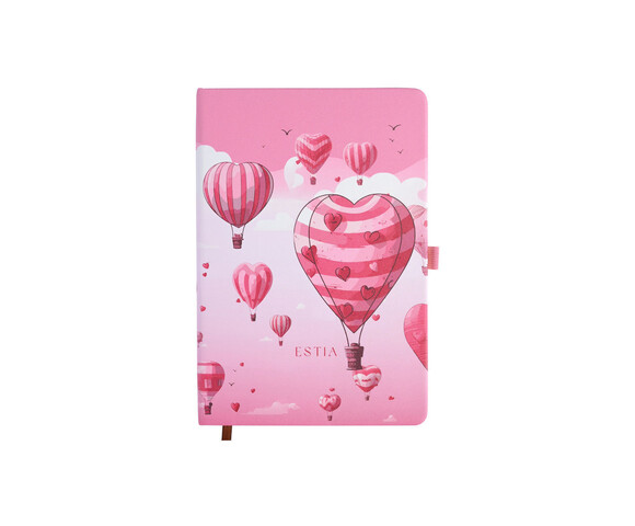 Estia Ημερήσια Ατζέντα 2026 Ροζ 14.5x21.5εκ.