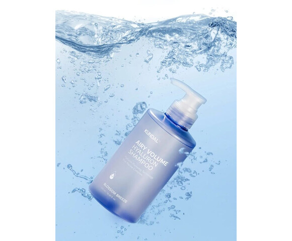 Kundal, Airy, Volume, Hyaluron, Shampoo, 500ml, – Σαμπουάν, με υαλουρονικό, για όγκο, με άρωμα, Blossom, Breeze