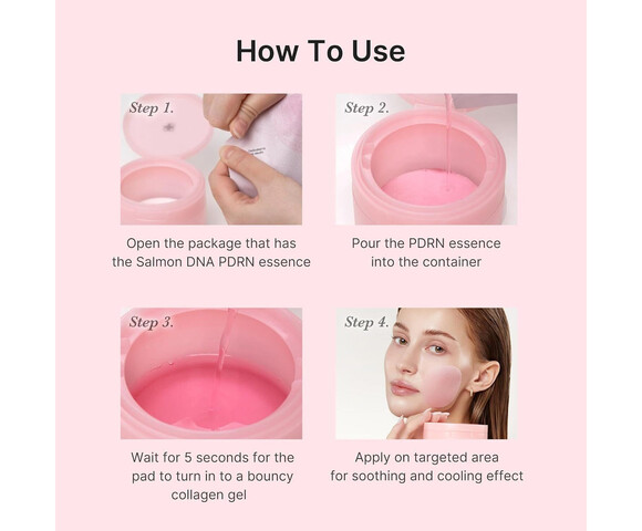 Medicube PDRN Pink Collagen Toning Gel Pads Τονωτικά δισκία για λείο και λαμπερό δέρμα 70τμχ